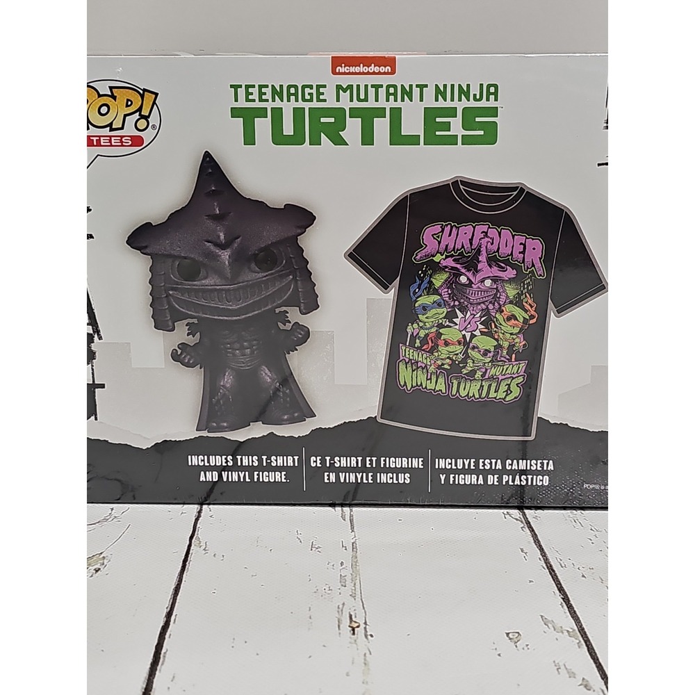 Funko Pop TMNT Teenage Mutant Ninja Turtles Shredder Target XL T Shirt NIB 2021 - Picture 13 of 14